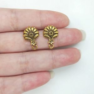 Aros oro antiguo modelo 3    1 par