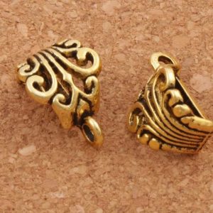 Hermosos COLGANTES de oro envejecido        2u