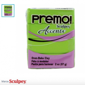 Sculpey Premo  57g   PERLA VERDE BRILLANTE