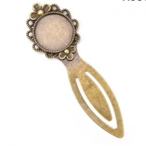 Marcadores de libros color bronce 2 u.