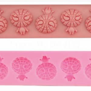 Molde de silicona del  personaje Hombre Araña  1u