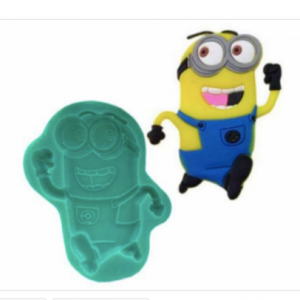 Molde de silicona personaje de la película Minion  1U