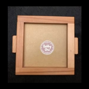 Bandeja de madera nativa pequeña.   1u