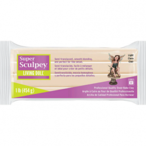 Arcilla Polimérica Super Sculpey Living Doll   COLOR CLARO-   454 g