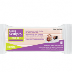 Arcilla Polimérica Super Sculpey Living Doll   BEBÉ-   454 g