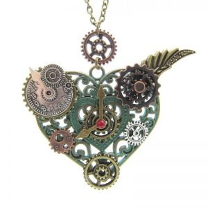 Colgante de CORAZÓN para diseños steampunk  1u