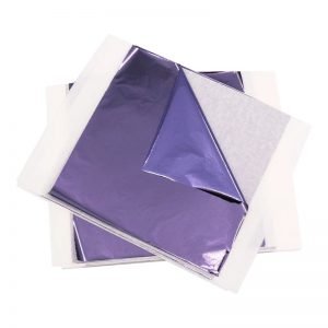 Pan de oro de imitación color GOLDEN PÚRPURA  13,0 X 13,5cm  1hoja