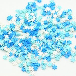 Sprinkles de arcilla para decorar  COPO DE NIEVE    5g