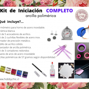 Kit de iniciación para arcilla polimérica  - COMPLETO