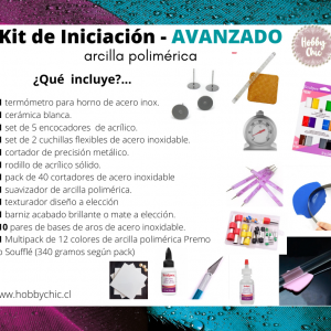 Kit de iniciación para arcilla polimérica  - AVANZADO