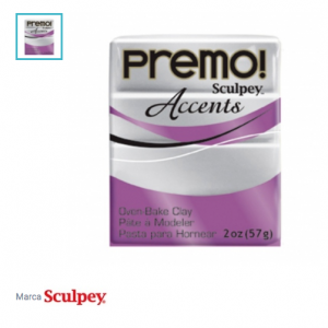 Sculpey Premo   57g    PLATA