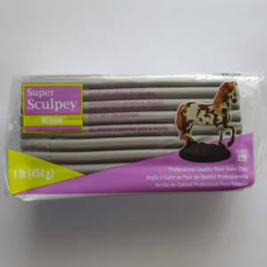 Arcilla polimérica Super Sculpey   MEDIUM   color Gris   454 g