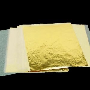 Pan de oro de imitación color ORO italiano   16x 16 cm  1 hoja GRANDE