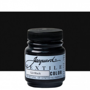 Jacquard Textile color  Negro   66 ml