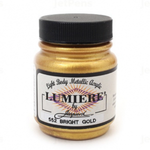 Jacquard Lumiere pintura acrílica metalizada  color   Bright Gold   66 ml