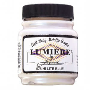 Jacquard Lumiere pintura acrílica metalizada  color   Hi  Lite  Blue  66 ml