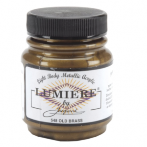 Jacquard Lumiere pintura acrílica metalizada  color    Old Brass 66 ml