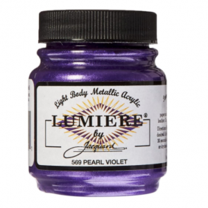 Jacquard Lumiere pintura acrílica metalizada  color   Pearl Violet  66 ml