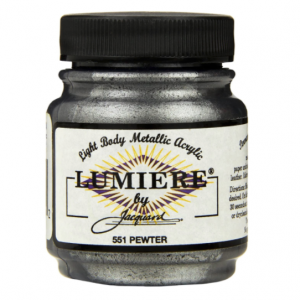 Jacquard Lumiere pintura acrílica metalizada  color   Pewter  66 ml