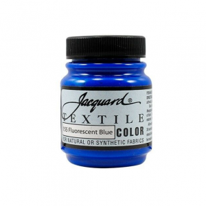 Jacquard Textile color  Fluor Blue/Pintura Fluorescente  para tela 66 ml