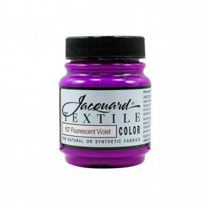 Jacquard Textile color  Fluor Violet/Pintura Fluorescente  para tela 66 ml