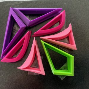 Juego de 7  cortadores para madallón       Modelo collar : 2