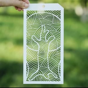 Sténcil de plástico modelo   Nº 24           1u