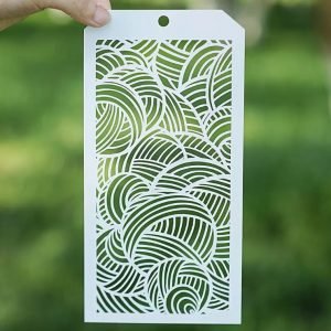 Sténcil de plástico modelo   Nº 18          1u