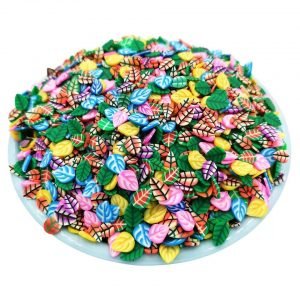 Sprinkles de arcilla para decorar  HOJAS VARIAS     5g