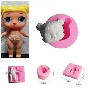 Set Moldes de muñeca LOLY  cabeza y cuerpo       2u