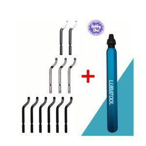 Set herramienta de desbarbado  lubatool coon 11 hojas de acero      1set.
