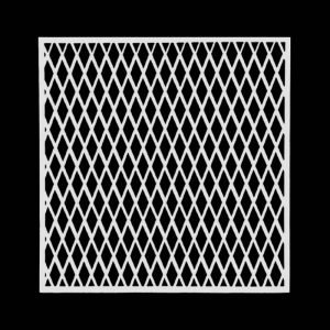 Sténcil de plástico motivos: ROMBOS   1u