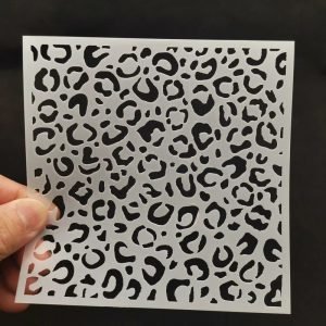 Sténcil de plástico motivos:  LEOPARDO    1u