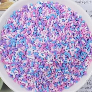 Sprinkles de arcilla para decorar  MORADOS     5g