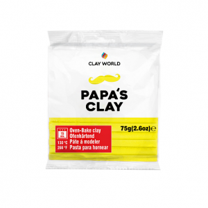 PAPA´S CLAY  color  YELLOW .       75g