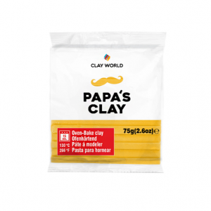 PAPA´S CLAY  color  WARM YELLOW .       75g