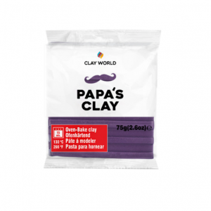 PAPA´S CLAY  color   PURPLE.       75g