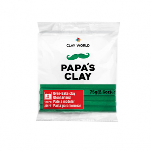PAPA´S CLAY  color  VERDE .       75g