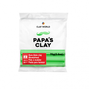 PAPA´S CLAY  color  NEÓN GREEN      75g
