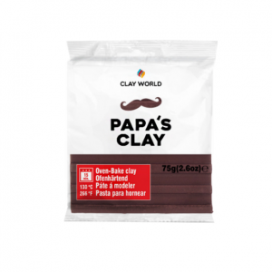 PAPA´S CLAY  color  CHOCOLATE BROWN       75g