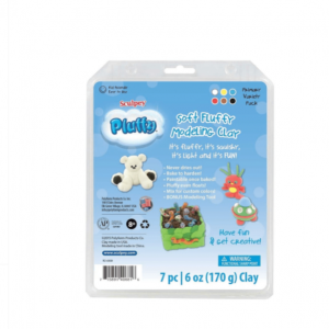 Sculpey Pluffy Multipack-Colores primarios Blandos   170gr