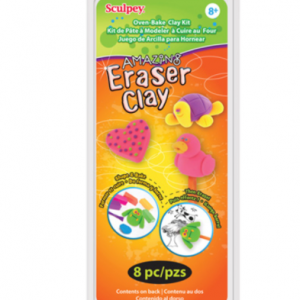 Set de arcilla polimérica Sculpey para hacer GOMAS  DE BORRAR   6 colores