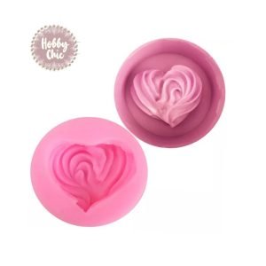 Molde de silicona de  CORAZÓN 3D-MERENGUE       1u