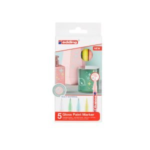 Edding E-751  Set 5 Marcadores de Pintura colores  PASTEL  1-2mm