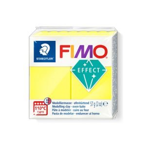 FIMO EFFECT  color  AMARILLO NEÓN.     57g