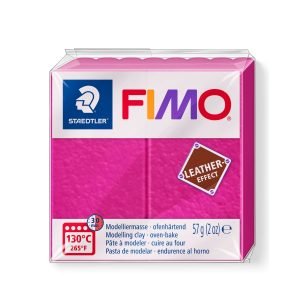 FIMO LEATHER EFFECT  color. BERRY  -  57g