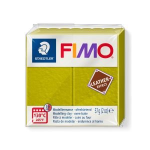FIMO LEATHER EFFECT  color.  OLIVA  -  57g