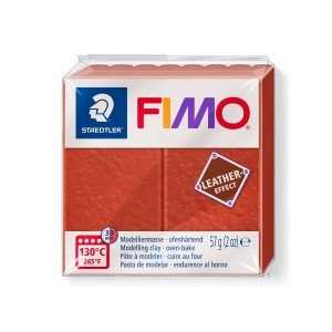FIMO LEATHER EFFECT  color.  RUST   -  57g