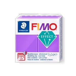 FIMO EFFECT  color  LILA EFECTO TRANSLÚCIDO     57g