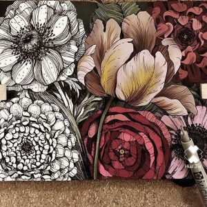 Textura de silicona  modelo: TULIPAN, GERBERA Y OTROS   1u